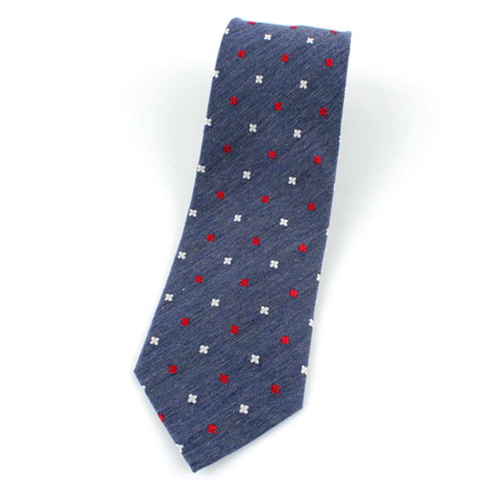 [MAESIO] KSK2595 Wool Silk Floral Dot Necktie 8cm _ Men's Ties Formal Business, Ties for Men, Prom Wedding Party, All Made in Korea
